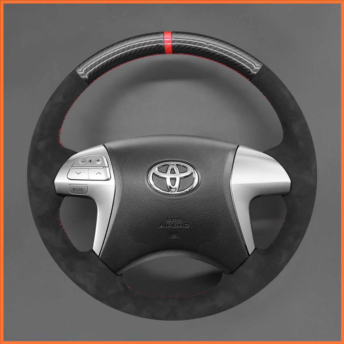 MEWANT Steering Wheel Cover for Toyota Highlander Camry Isis Mark X Zio Premio Noah VoxyPrevia Estima 2006-2015