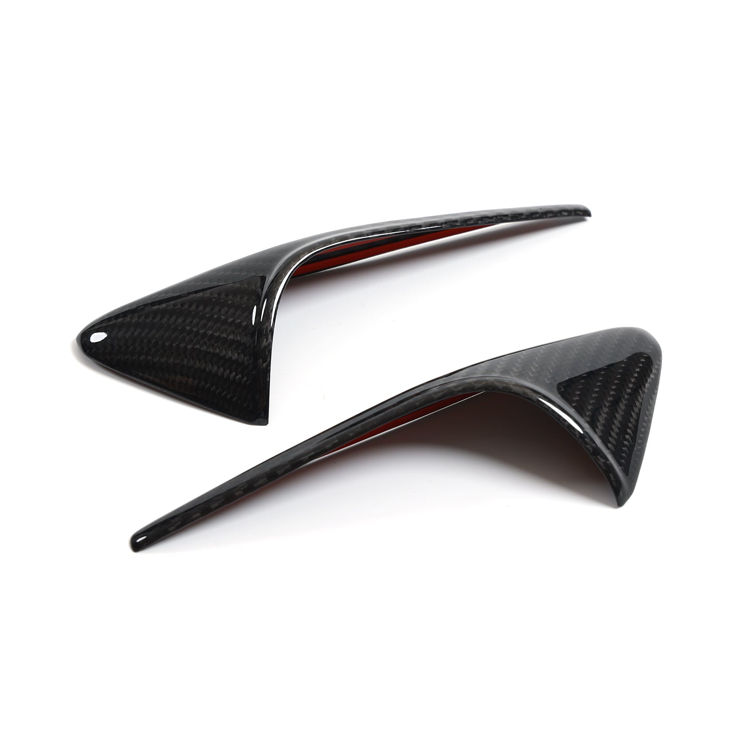 MEWANT Abdeckungen Seitenkameras Echtkohlefaser Tesla Model 3 und Model Y Tesla Model 3 Highland HW 4.0 2024