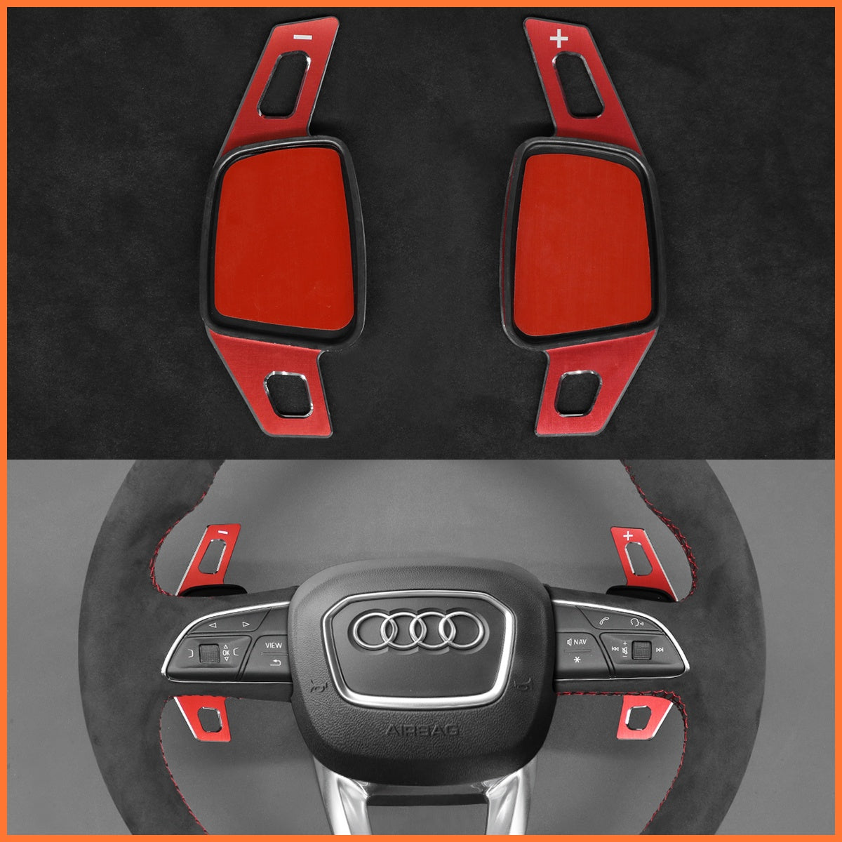 Schaltwippen für Audi A3 A4 A5 RS S3 S4 S5 Q2 Q3 Q5 Q7 Q8 SQ2 SQ5 SQ7 SQ8 2015-2022