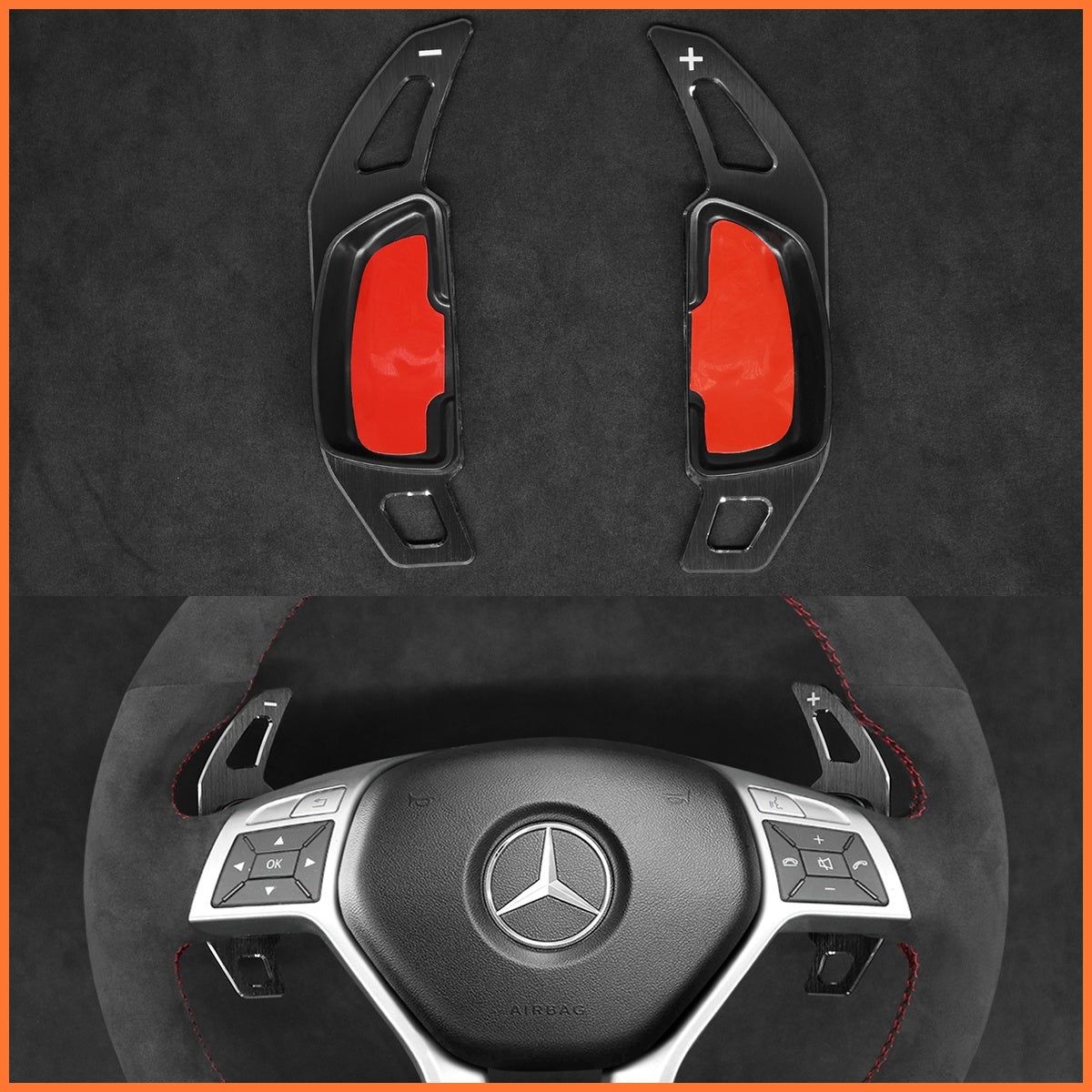 Paddle shifters for Mercedes Benz C218 W204 W212 AMG X156 R231 2012-2016