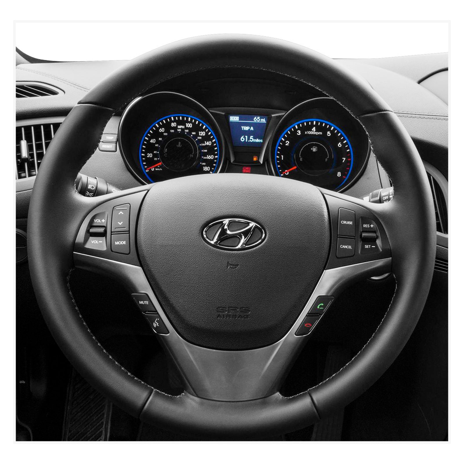 MEWANT Steering Wheel Cover for Hyundai Genesis Coupe 2010-2013