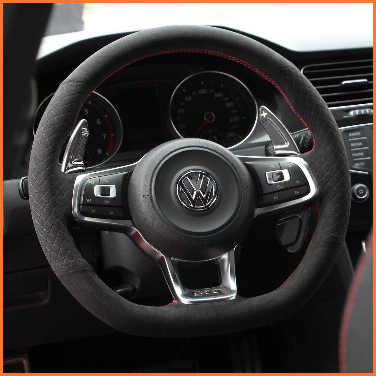 Paddle shifters for Skoda Citigo Fabia Karoq Rapid Roomster Octavia Superb Yeti Kodiaq Scala 2013-2019
