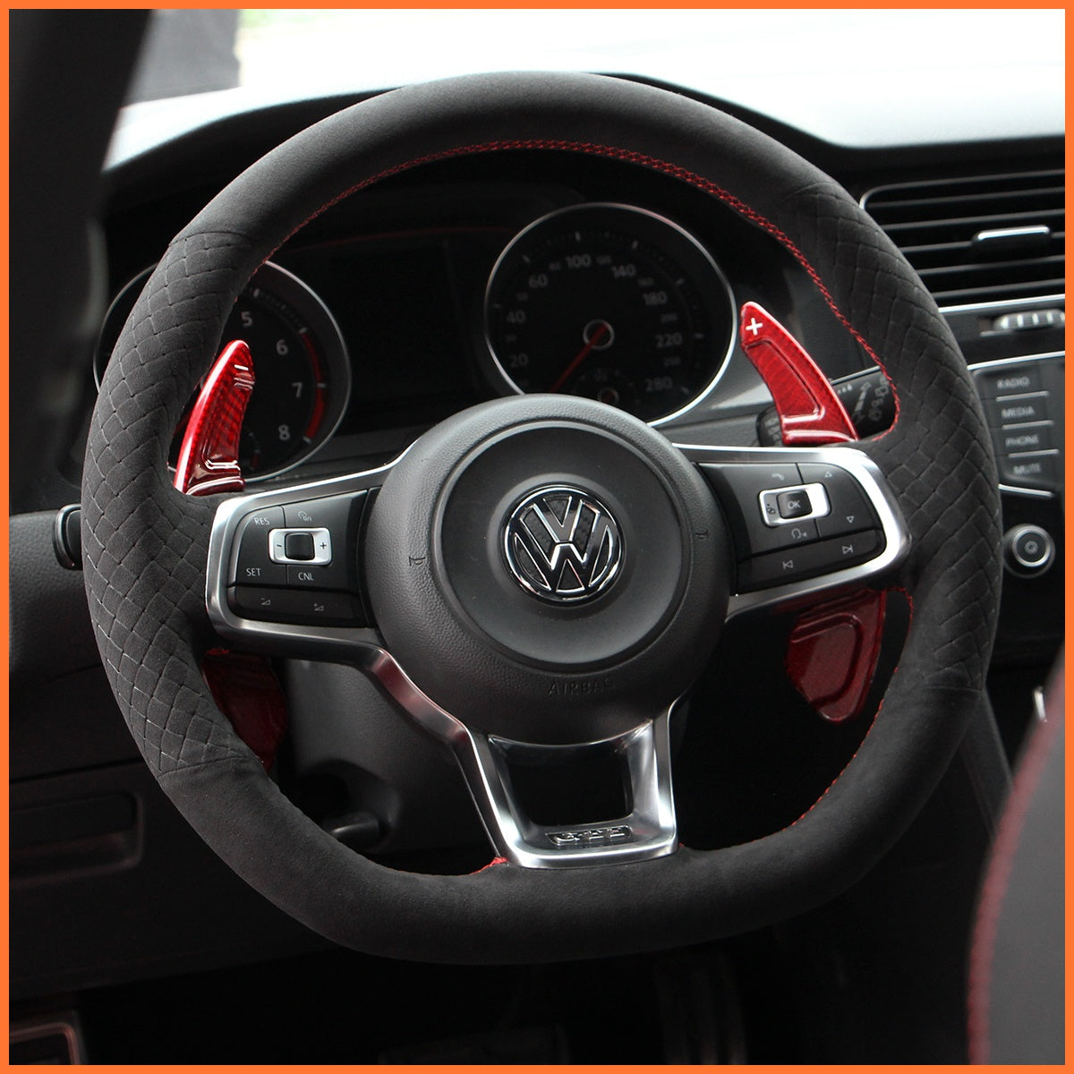 Paddle shifters for Skoda Citigo Fabia Karoq Rapid Roomster Octavia Superb Yeti Kodiaq Scala 2013-2019