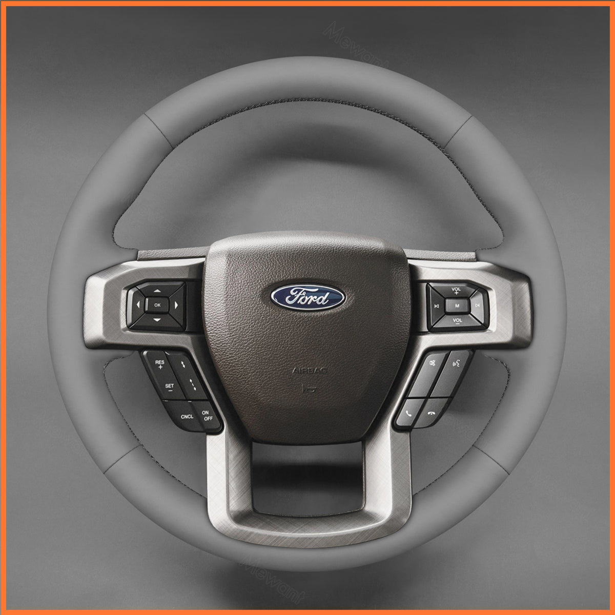 MEWANT Lenkradbezug für Ford F-150 F150 2015-2021 / F-250 F250 2017-2023