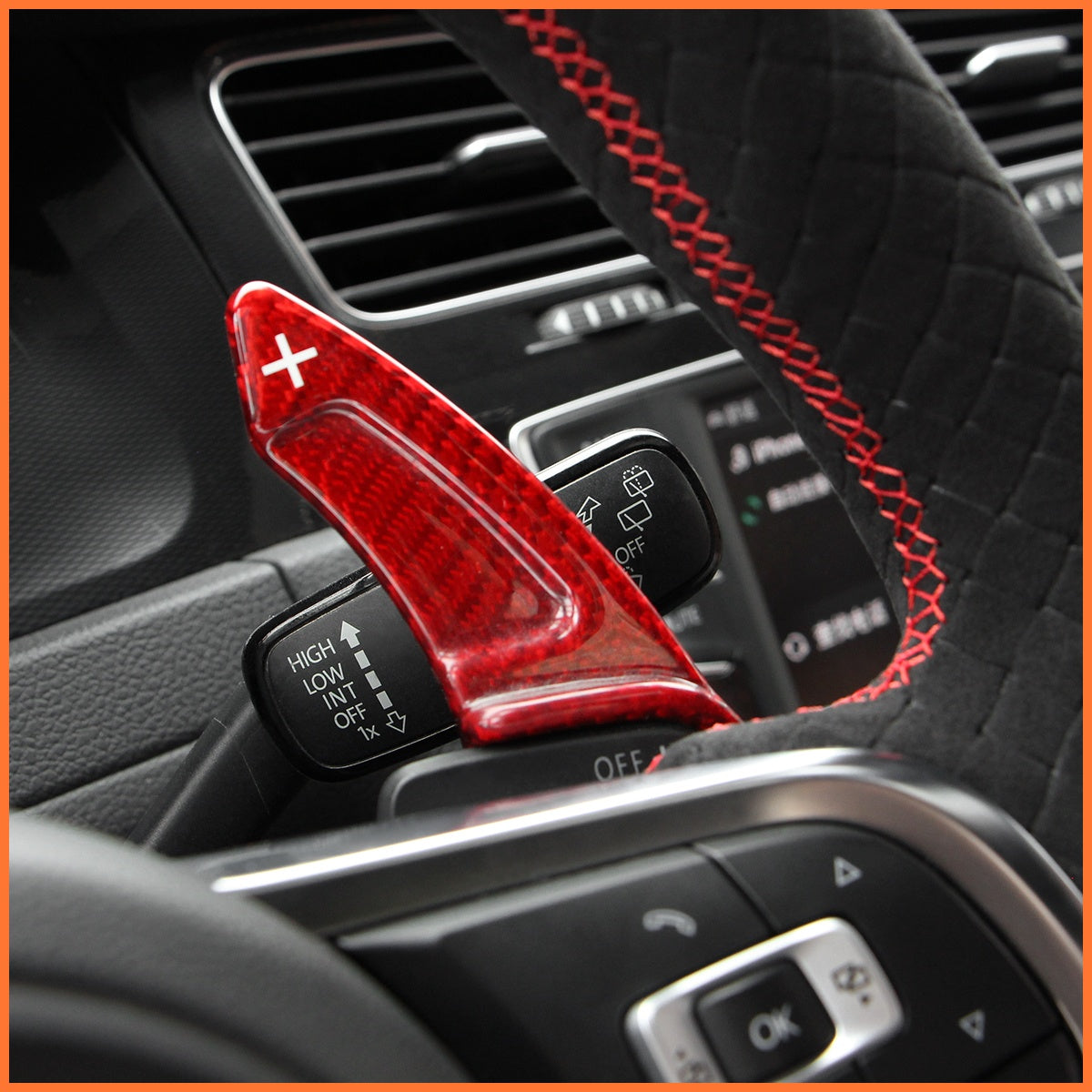 Paddle shifters for Skoda Citigo Fabia Karoq Rapid Roomster Octavia Superb Yeti Kodiaq Scala 2013-2019