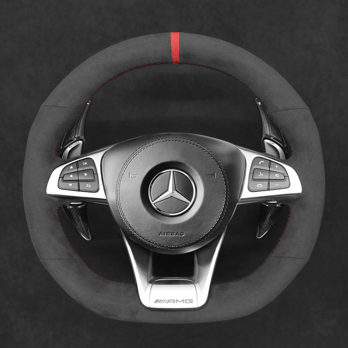 Paddle shifters for Mercedes Benz AMG C190 C117 C218 C253 W166 W205 W213 W222 R172 R190 X166 X253 2015-2020