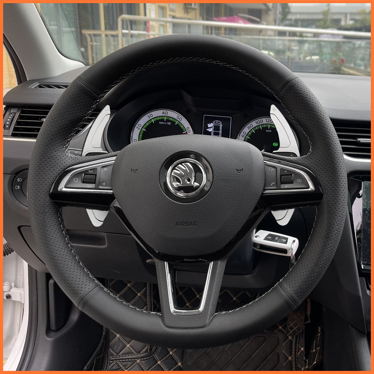 Paddle shifters for Skoda Citigo Fabia Karoq Rapid Roomster Octavia Superb Yeti Kodiaq Scala 2013-2019