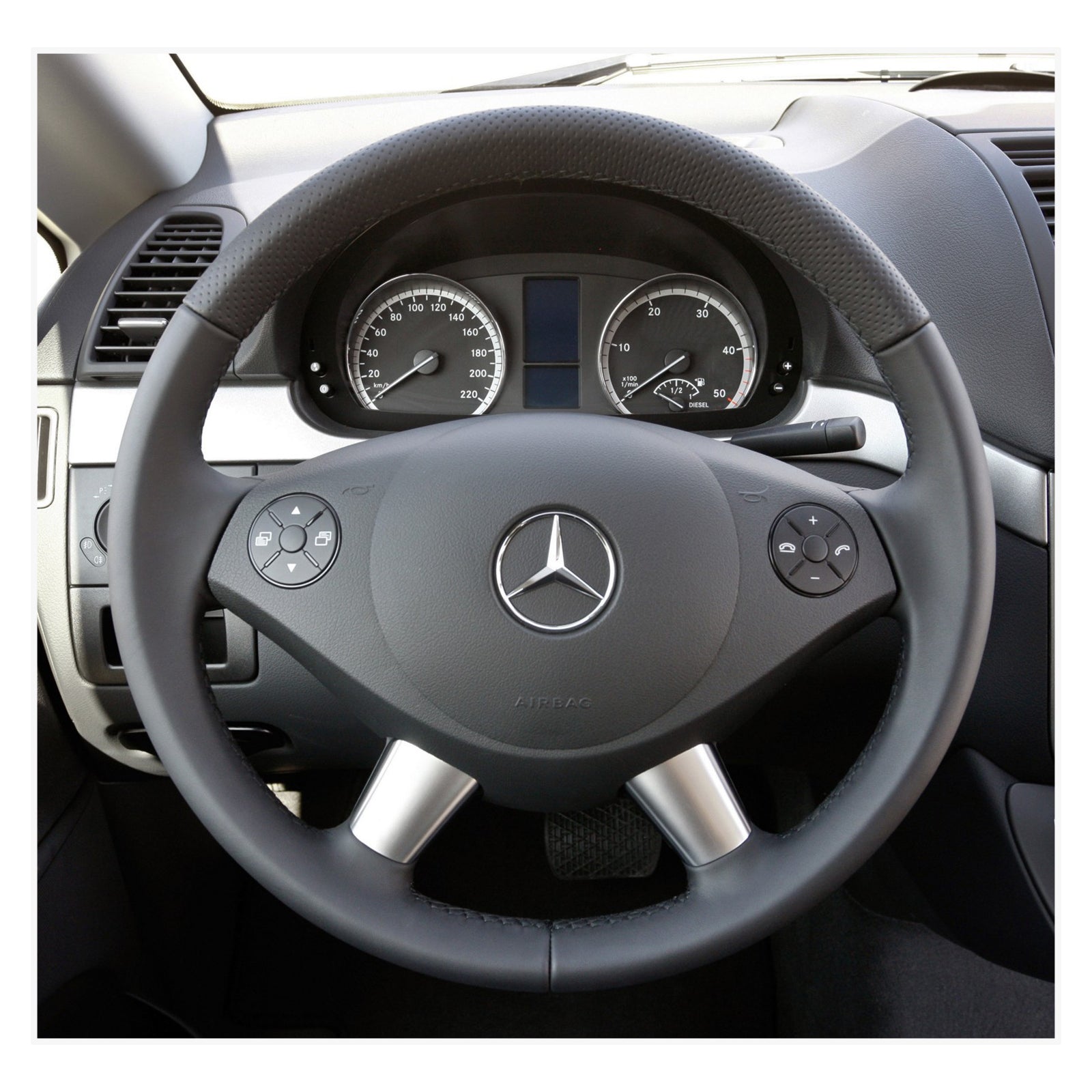 MEWANT Lenkradbezug für Mercedes Benz W639 Viano 2010-2015 / Vito 2010-2015 / Valente 2012-2015