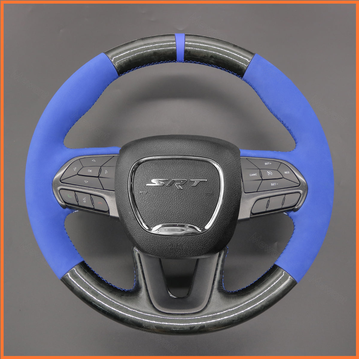 MEWANT Lenkradbezug für Dodge Challenger 2015-2020 / Charger 2015-2023