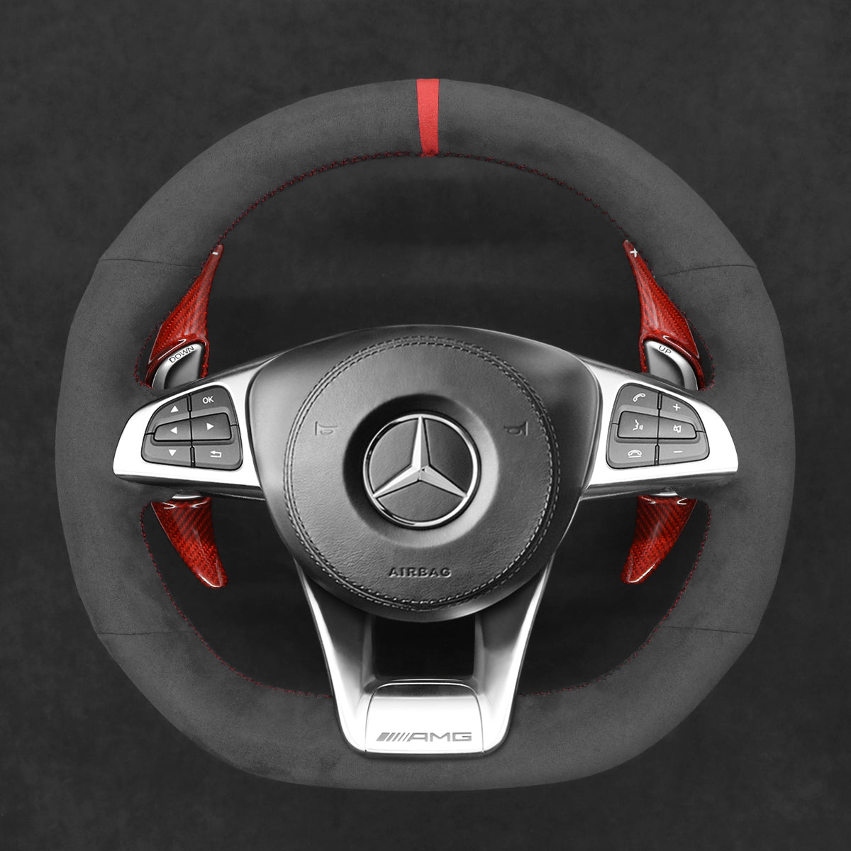 Paddle shifters for Mercedes Benz AMG C190 C117 C218 C253 W166 W205 W213 W222 R172 R190 X166 X253 2015-2020
