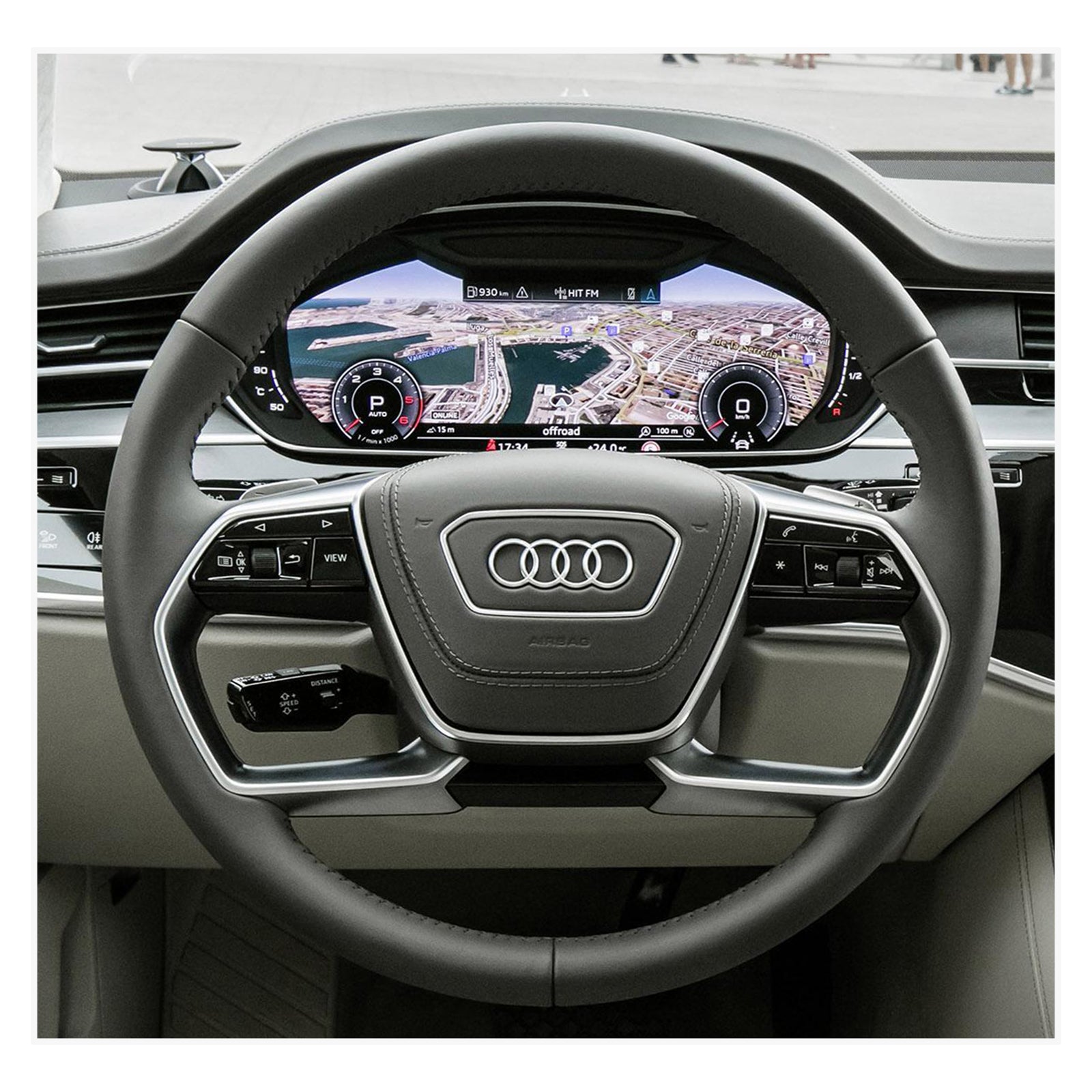 MEWANT Lenkradbezug für Audi A3 A4 A5 S3 S4 S5 RS 3 RS 4 Q2 SQ2 2021-2022 Q8 2018-2022 SQ8 2019-2022 / RS Q8 2019-2022