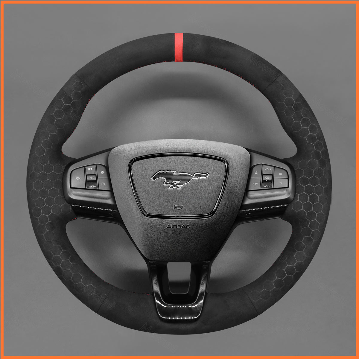 MEWANT Lenkradbezug für Ford Mustang Mach-E 2021-2024