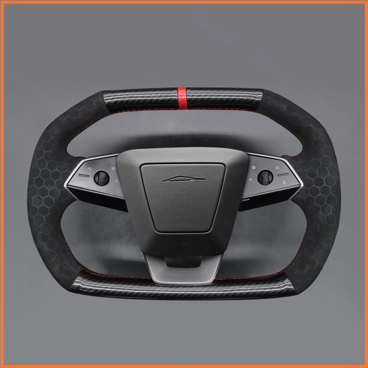 MEWANT Lenkradbezug für Tesla Cybertruck 2023-2025