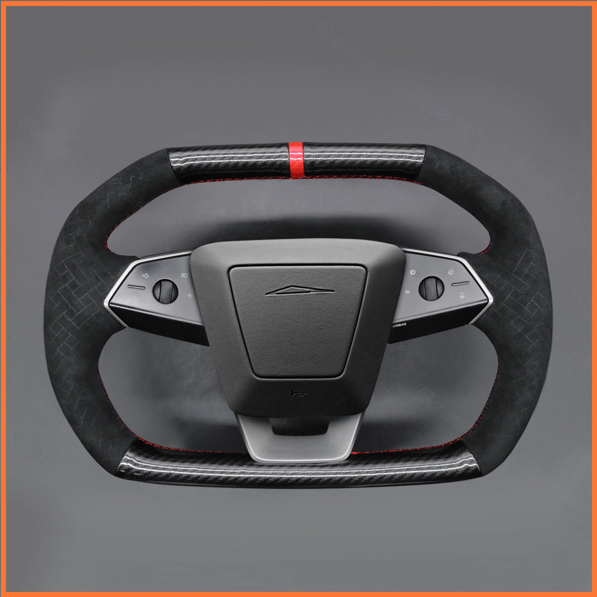 MEWANT Lenkradbezug für Tesla Cybertruck 2023-2025