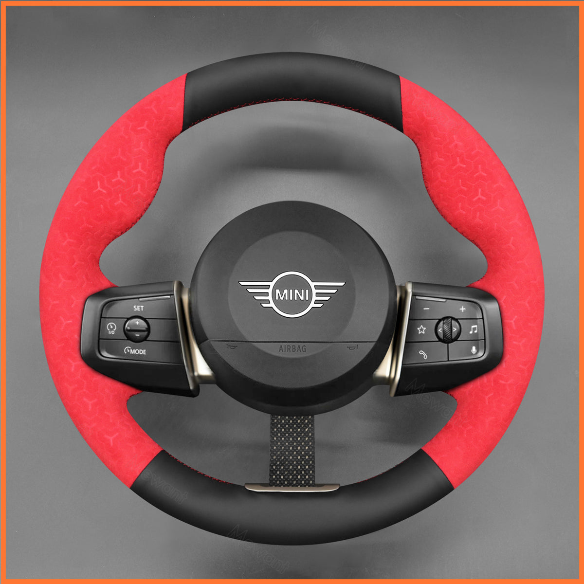 MEWANT Steering Wheel Cover for Mini Countryman (U25) 2024 / Hatchback (F66) 2024