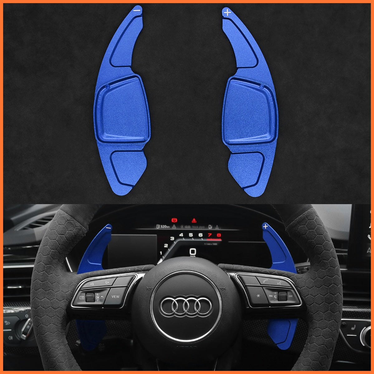Paddle shifters for Audi A1 A3 A4 A5 S3 S4 S5 RS4 2015-2022