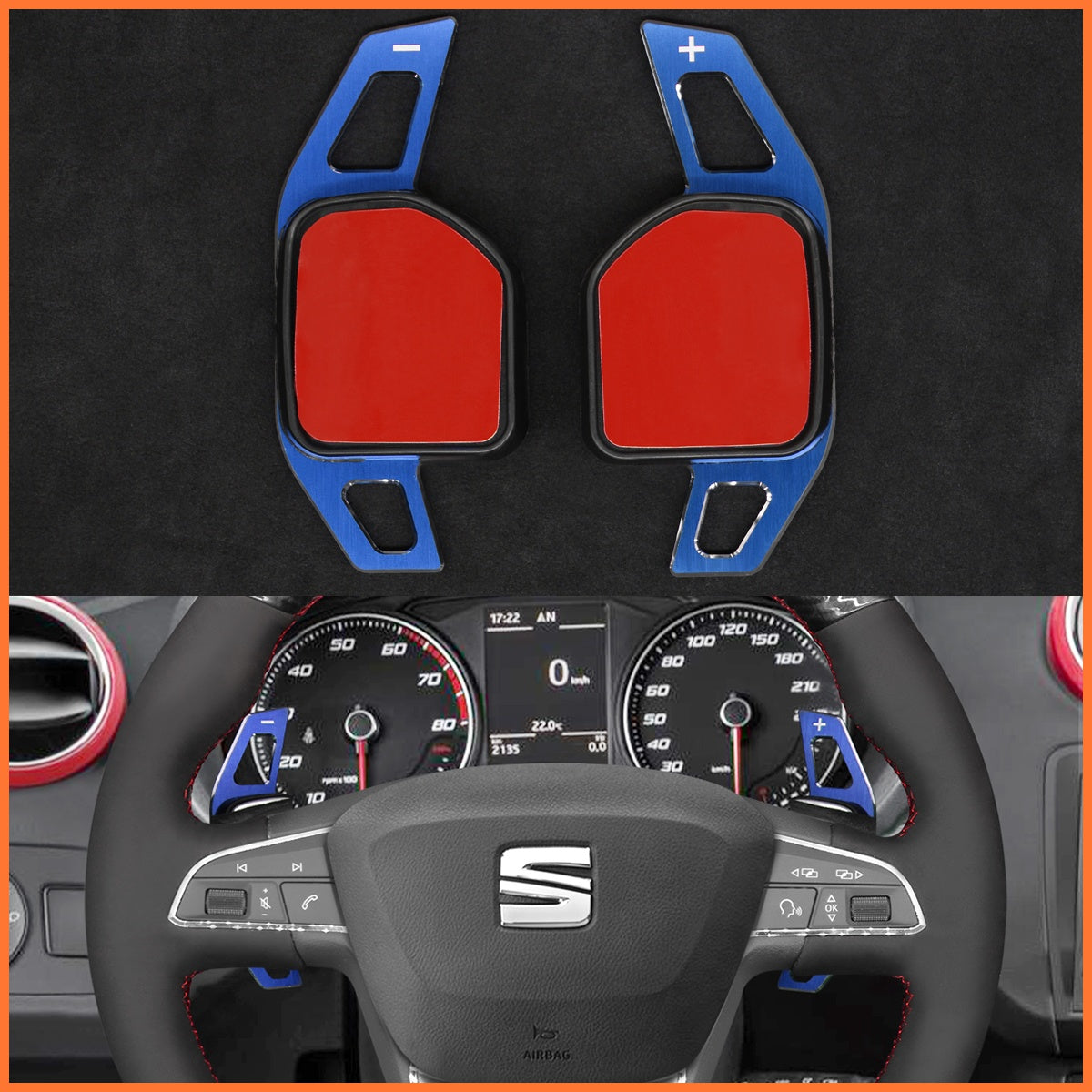Paddle shifters for SEAT Leon Ibiza Alhambra Toledo FR Arona Ateca FR-Line 2014-2022