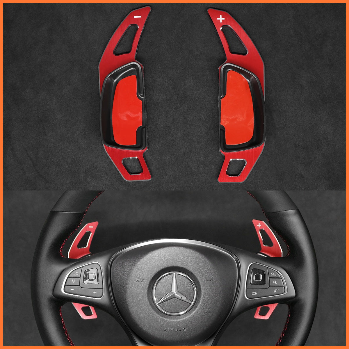 Schaltwippen für Mercedes Benz C117 C218 W176 W205 W213 W218 W246 W253 W447 X166 X253 2014-2023