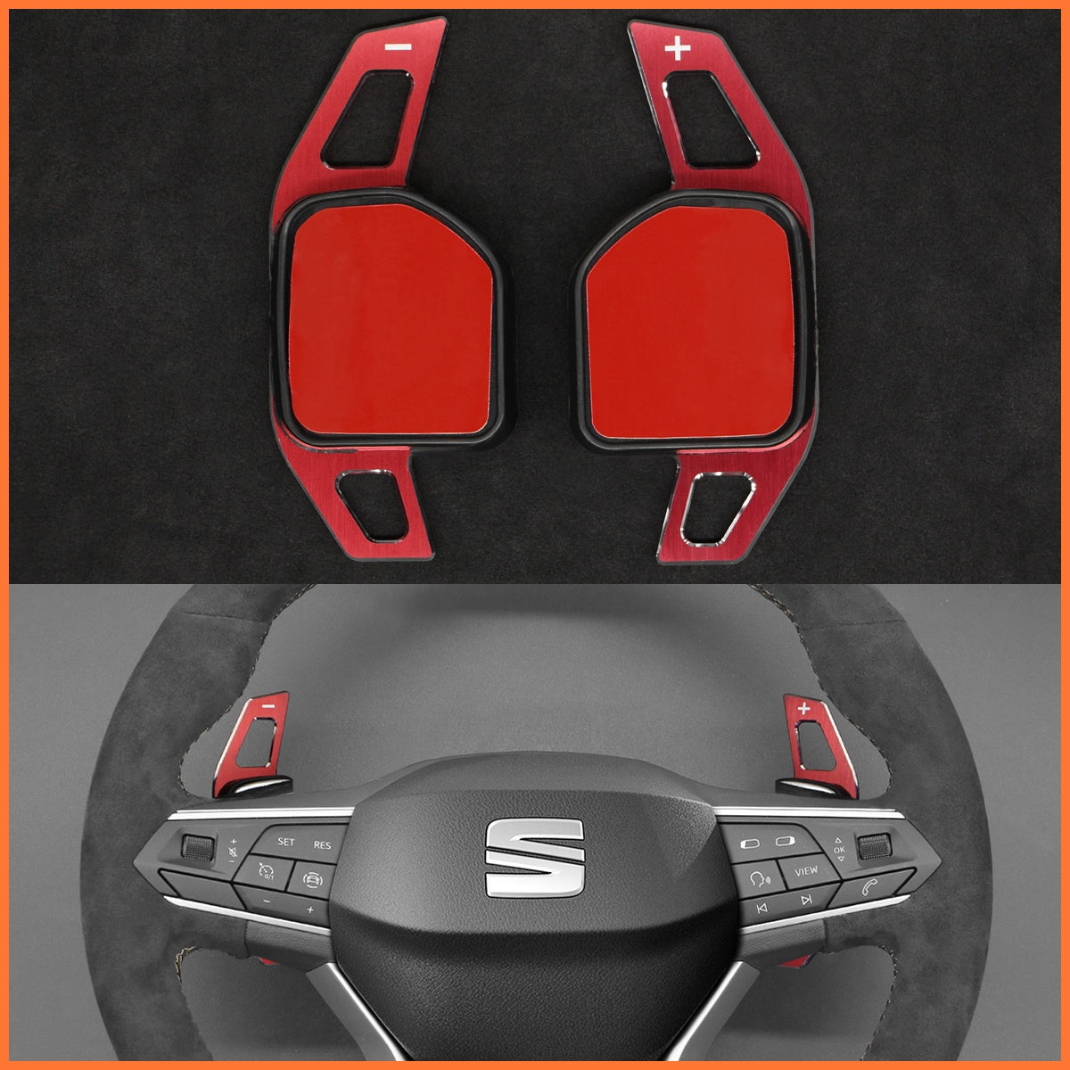 Paddle shifters for SEAT Leon IV Ibiza 6F Ateca Arona Tarraco 2020-2023