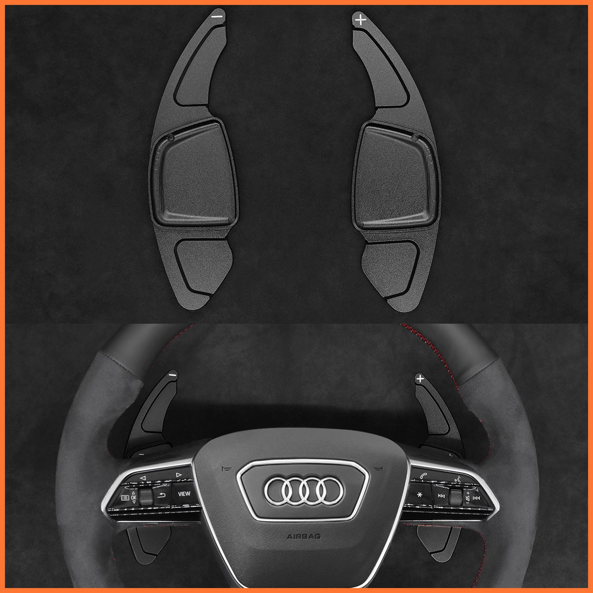 Shift paddles for Audi A6 A7 A8 S6 S7 S8 RS6 RS7 E-Tron GT 2018-2023