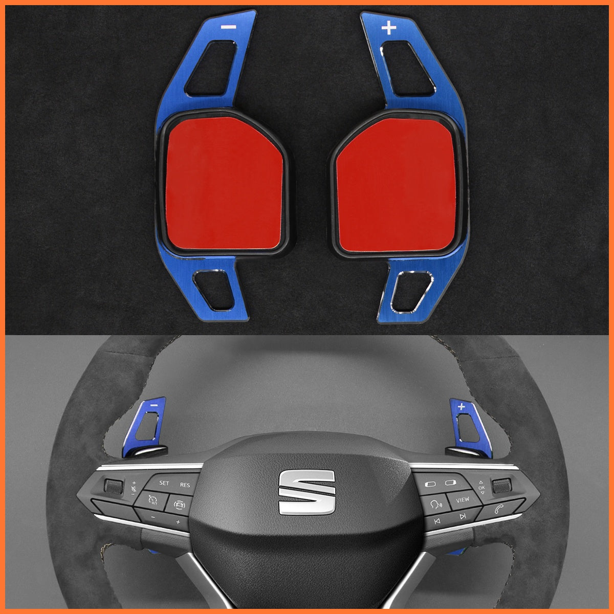 Paddle shifters for SEAT Leon IV Ibiza 6F Ateca Arona Tarraco 2020-2023