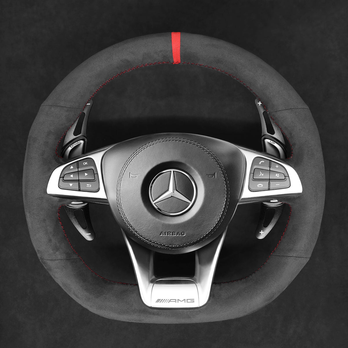 Paddle shifters for Mercedes Benz AMG C190 C117 C218 C253 W166 W205 W213 W222 R172 R190 X166 X253 2015-2020