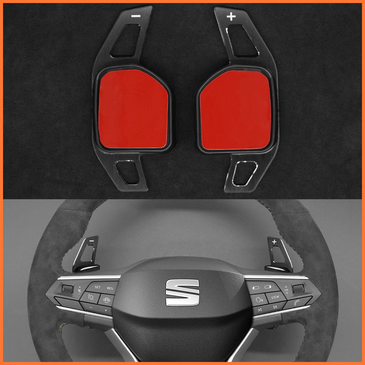 Paddle shifters for SEAT Leon IV Ibiza 6F Ateca Arona Tarraco 2020-2023