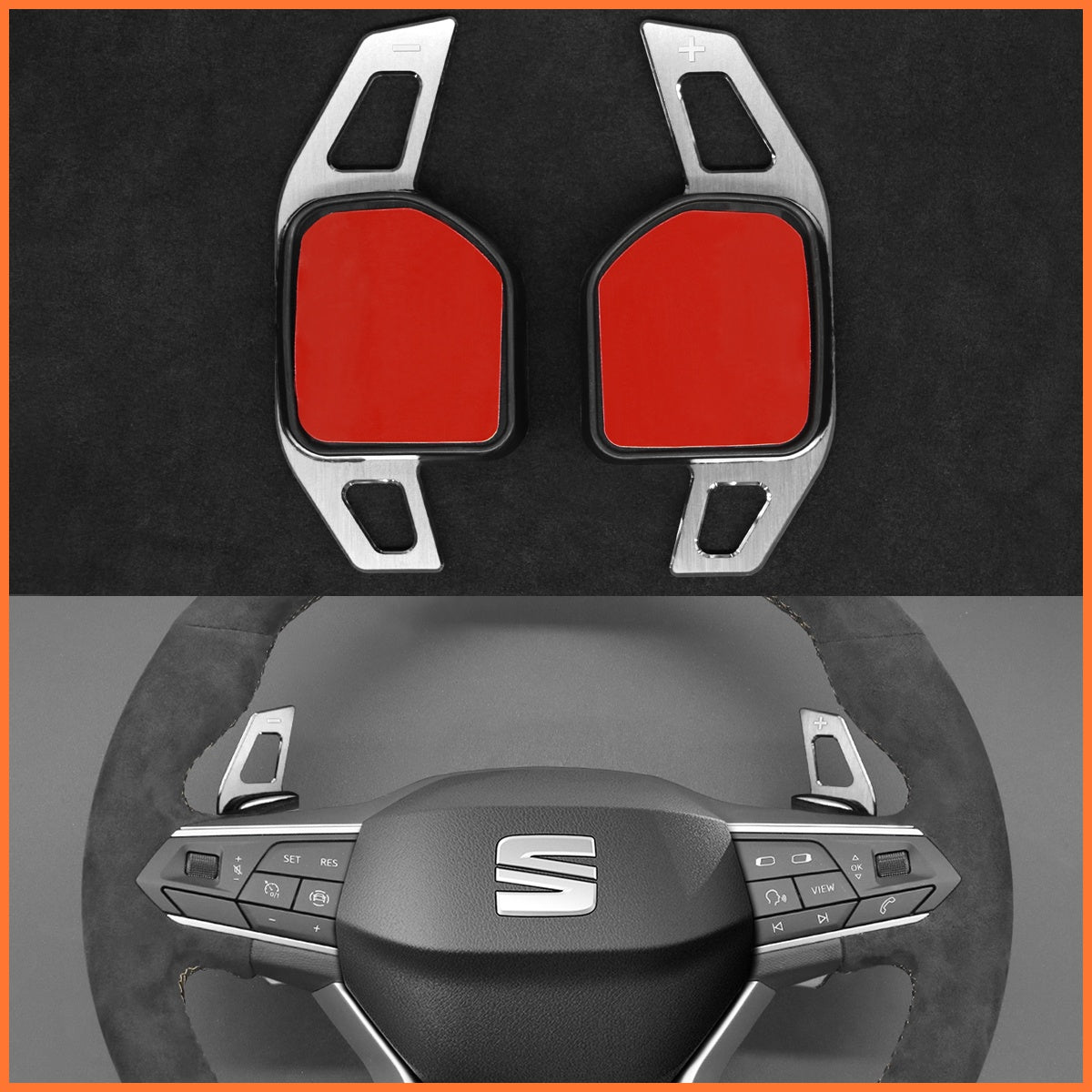 Paddle shifters for SEAT Leon IV Ibiza 6F Ateca Arona Tarraco 2020-2023