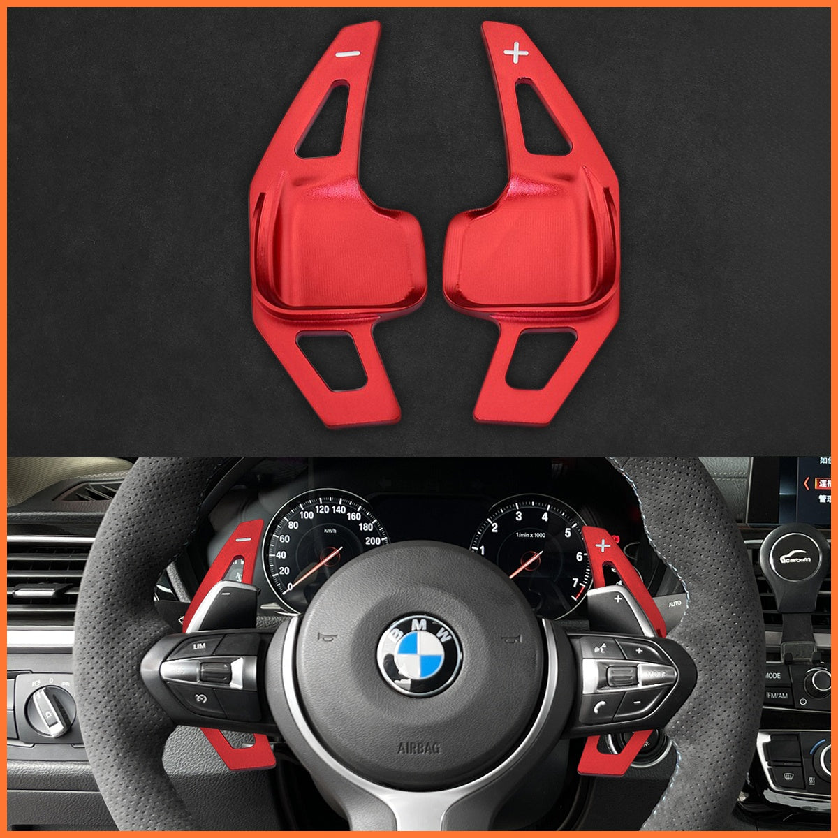 Paddle shifters for BMW M Sport F07 F10 F12 F20 F21 F30 F33 X3 X4 X5 M140i M50d 2012-2020