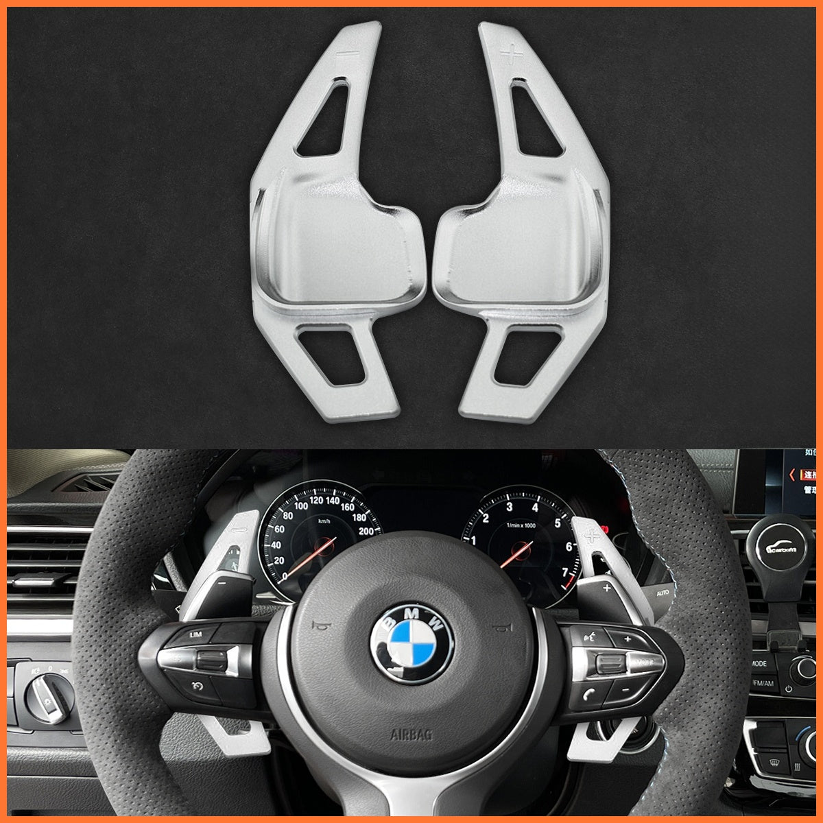 Paddle shifters for BMW M Sport F07 F10 F12 F20 F21 F30 F33 X3 X4 X5 M140i M50d 2012-2020