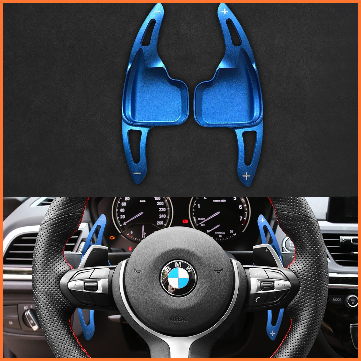 Paddle shifters for BMW M Sport F07 F10 F12 F20 F21 F30 F33 X3 X4 X5 M140i M50d 2012-2020