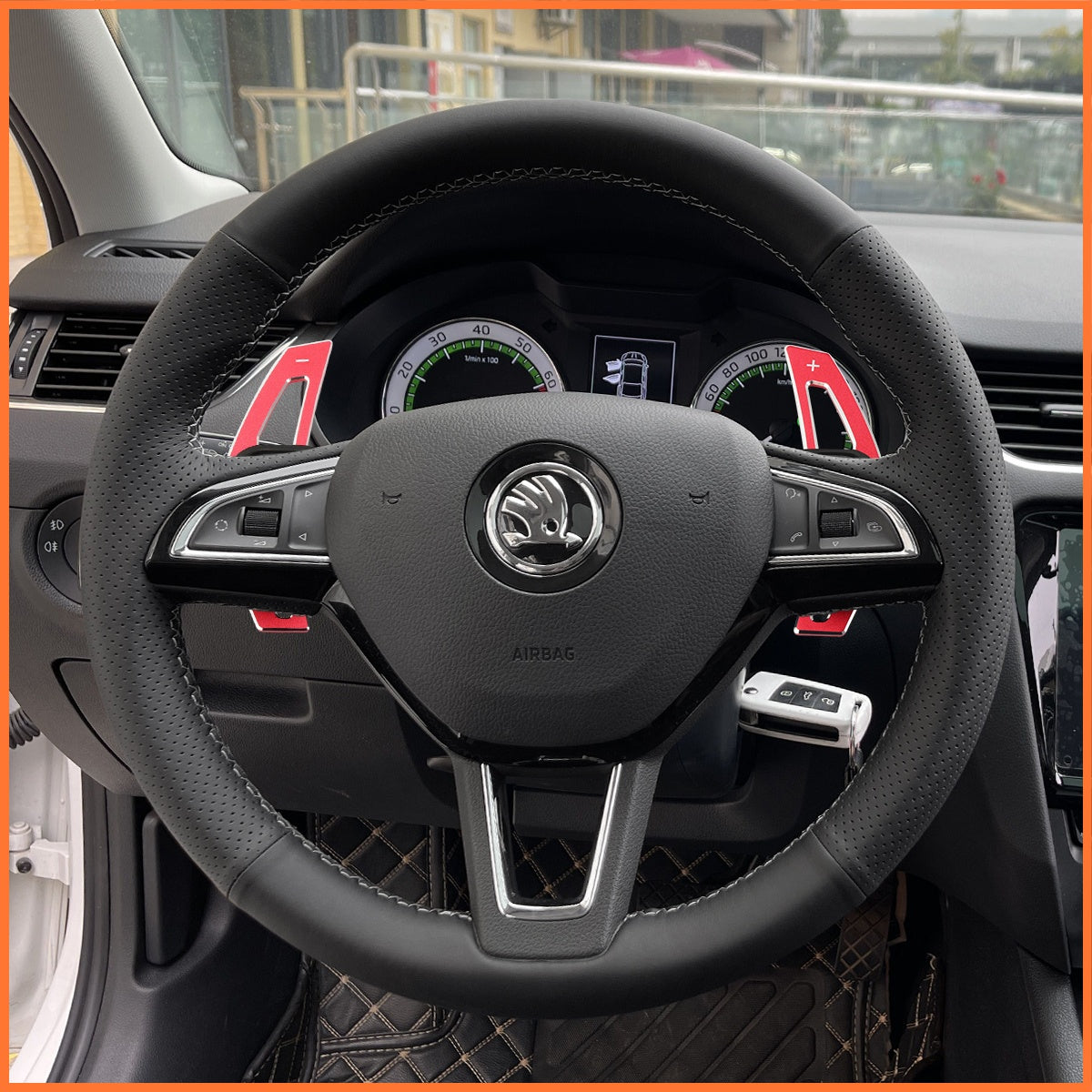 Paddle shifters for Skoda Citigo Fabia Karoq Rapid Roomster Octavia Superb Yeti Kodiaq Scala 2013-2019