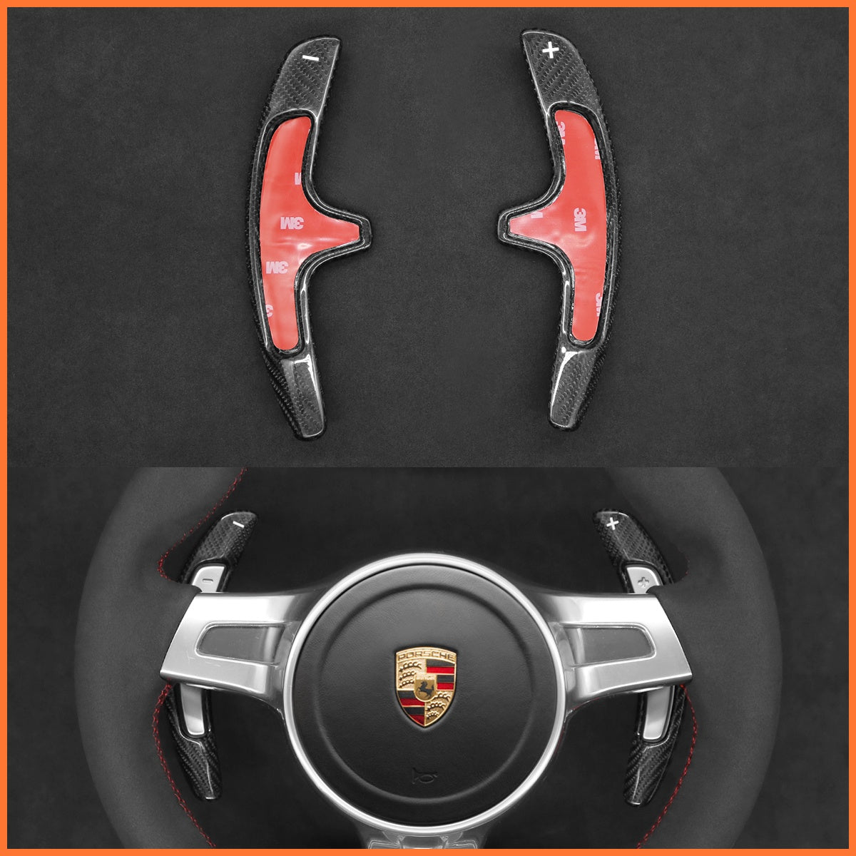Schaltwippen für Porsche 911 Boxster Cayman 981 Cayenne Panamera 2009-2016