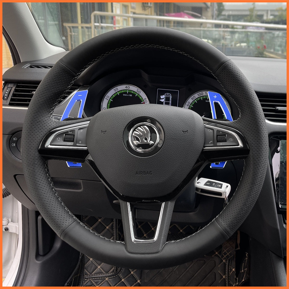 Paddle shifters for Skoda Citigo Fabia Karoq Rapid Roomster Octavia Superb Yeti Kodiaq Scala 2013-2019