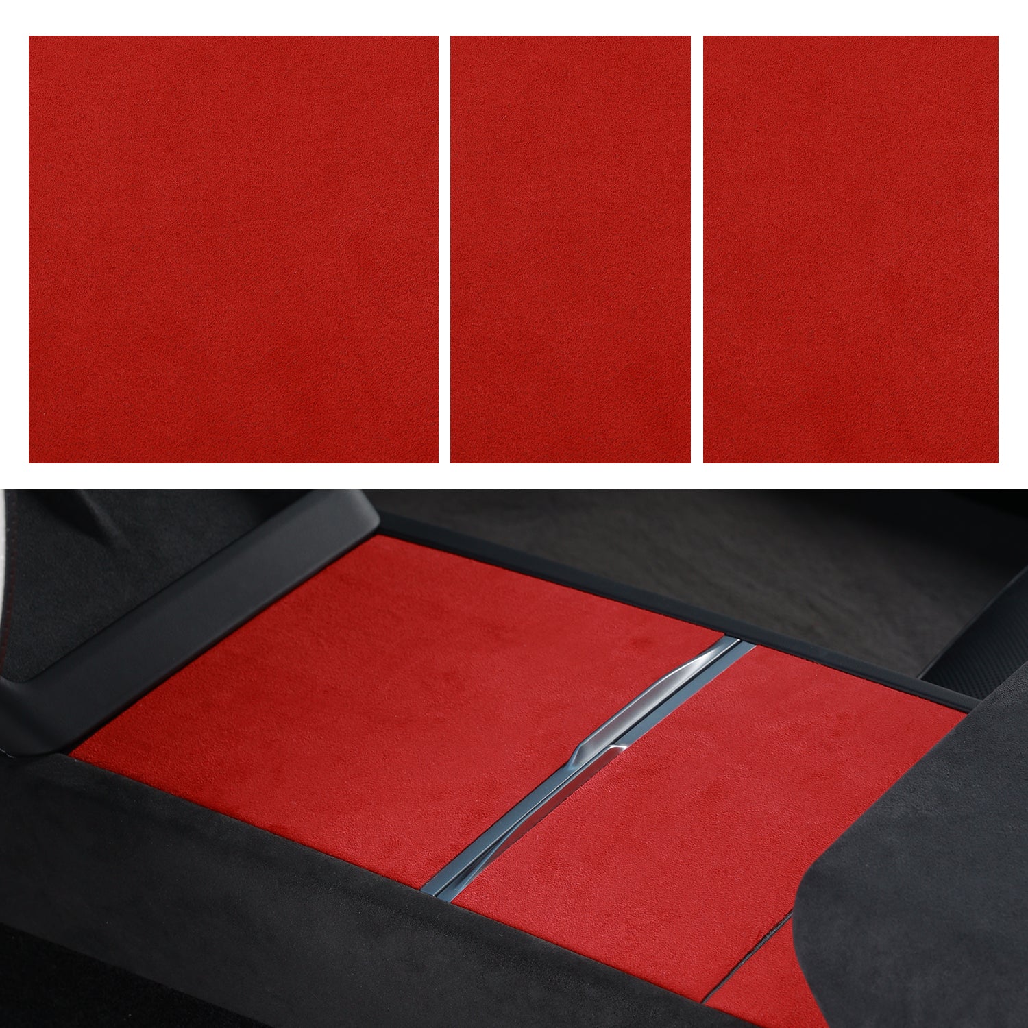 MEWANT Mittelkonsole Wrap Kit für Tesla Model 3 Highland 2023-2025 Model Y Juniper 2025