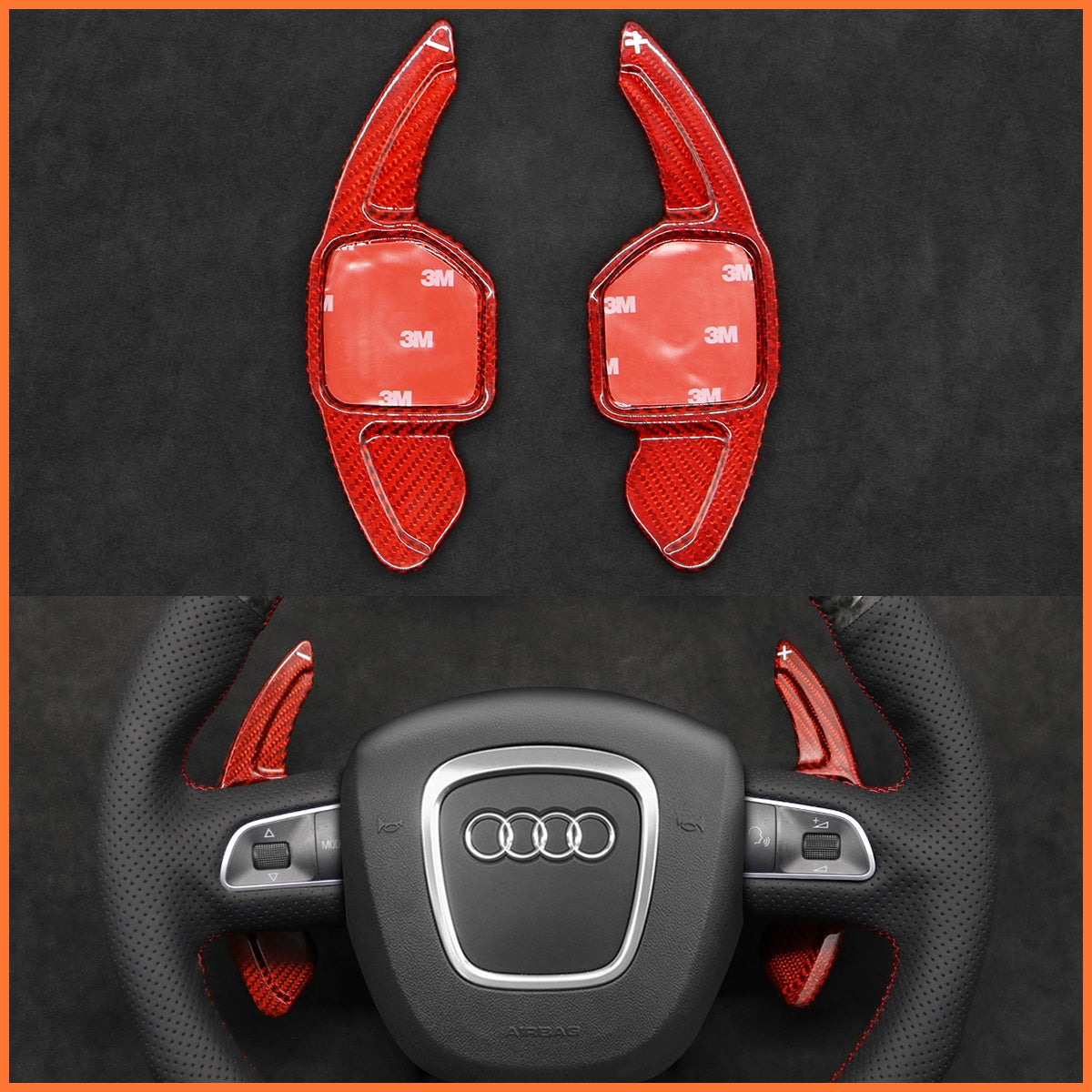 Schaltwippen für Audi A3 A4 A5 A8 S4 S5 S6 S8 2005-2013