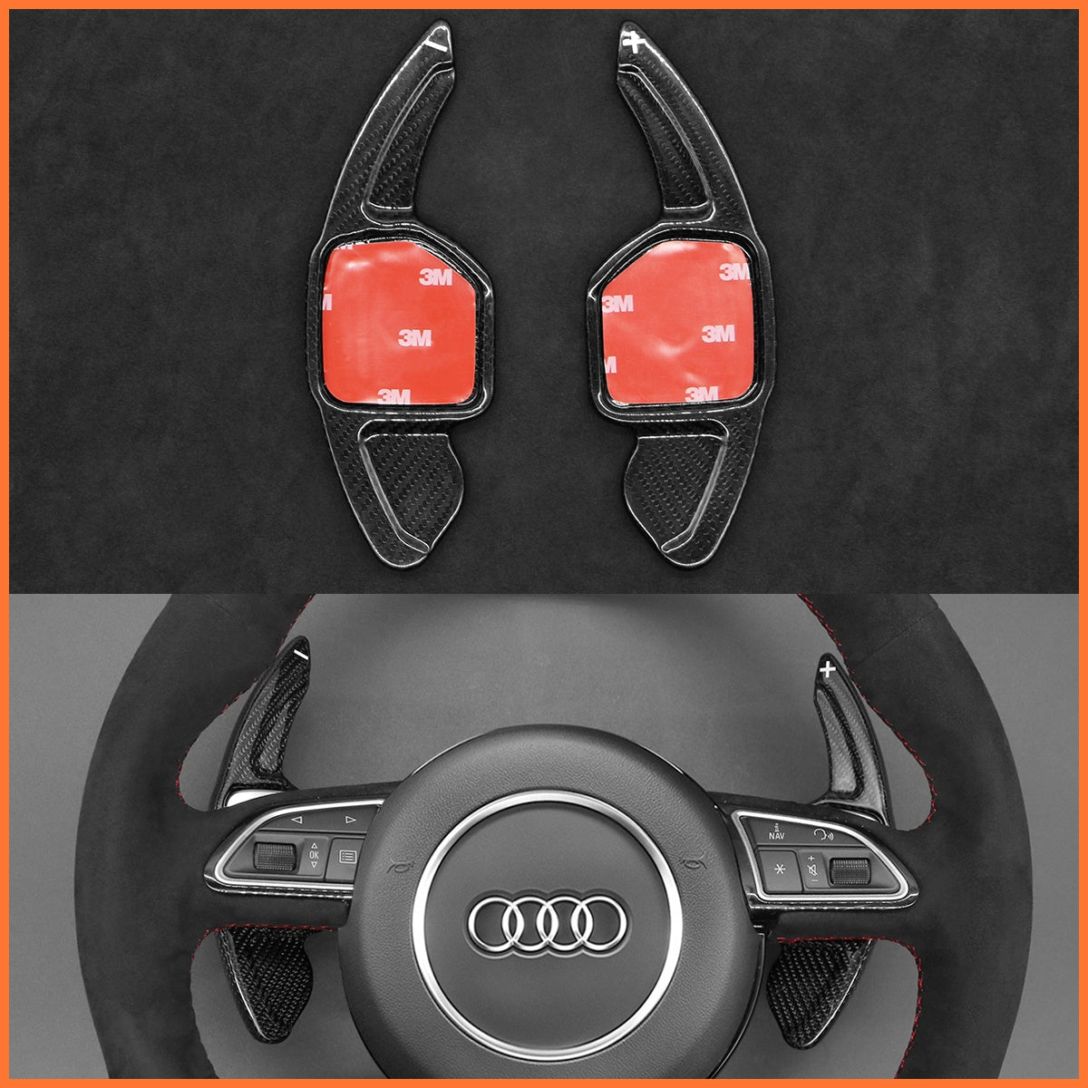 Paddle shifters for Audi A5 A7 S3 S4 S5 S6 S7 RS5 RS7 2012-2018