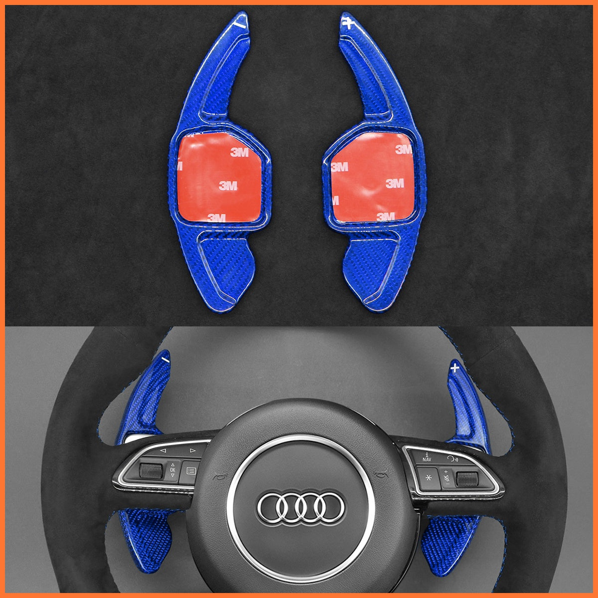 Paddle shifters for Audi A5 A7 S3 S4 S5 S6 S7 RS5 RS7 2012-2018