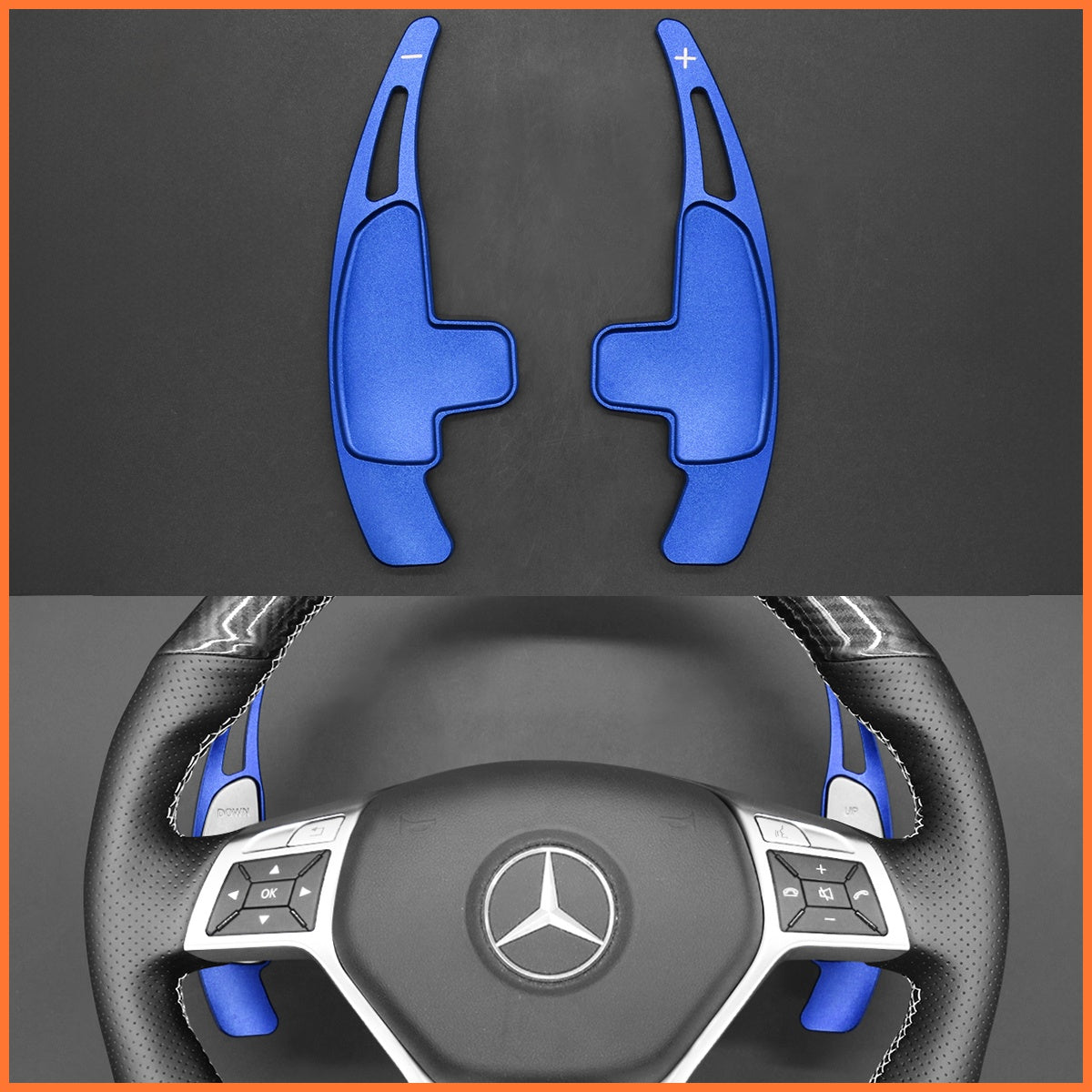 Paddle shifters for Mercedes Benz AMG C117 C218 W204 W212 R231 2012-2016