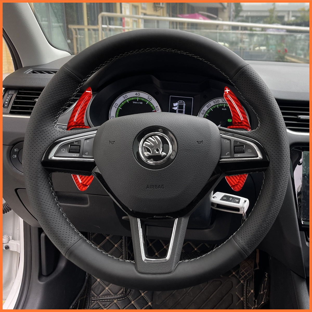 Paddle shifters for Skoda Citigo Fabia Karoq Rapid Roomster Octavia Superb Yeti Kodiaq Scala 2013-2019