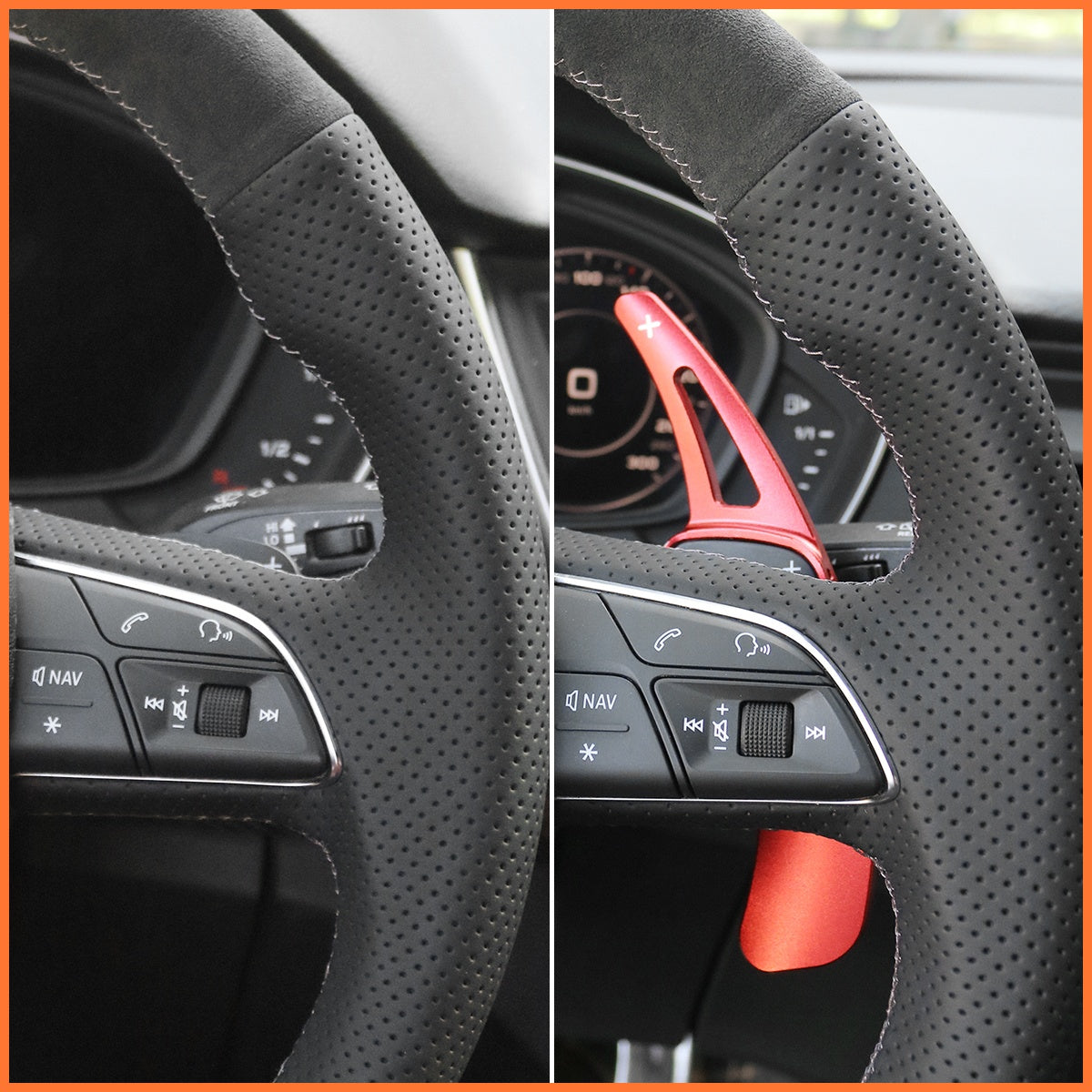 Schaltwippen für Audi A3 A4 A5 RS S3 S4 S5 Q2 Q3 Q5 Q7 Q8 SQ2 SQ5 SQ7 SQ8 2015-2022