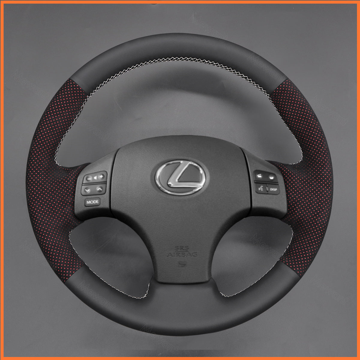 MEWANT Steering Wheel Cover for Lexus IS IS250 IS250C IS300 IS300C IS350 IS350C F SPORT 2005-2011