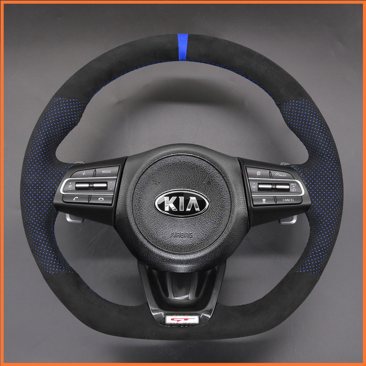 MEWANT steering wheel cover for Kia Stinger 2017-2022