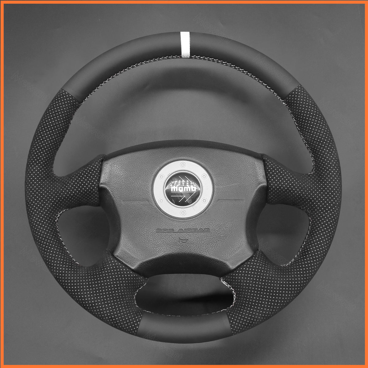 MEWANT Steering Wheel Cover for Subaru Impreza WRX 1999-2004 / Impreza WRX STI 1999-2004