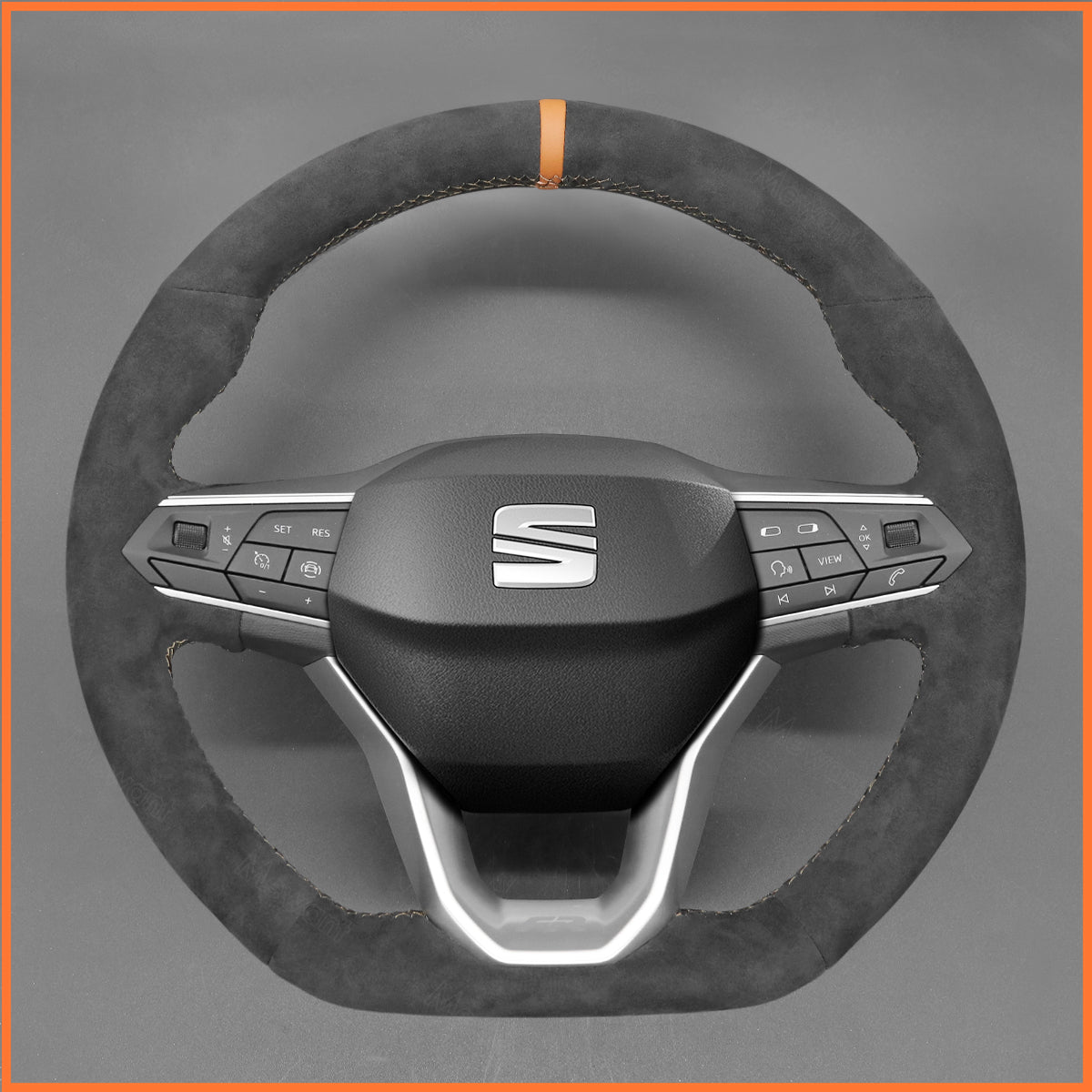 MEWANT Lenkradbezug für SEAT Leon IV 2020-2022 / Ibiza 6F 2021-2022 / Ateca 2020-2022 / Arona 2021-2022 / Tarraco 2020-2022