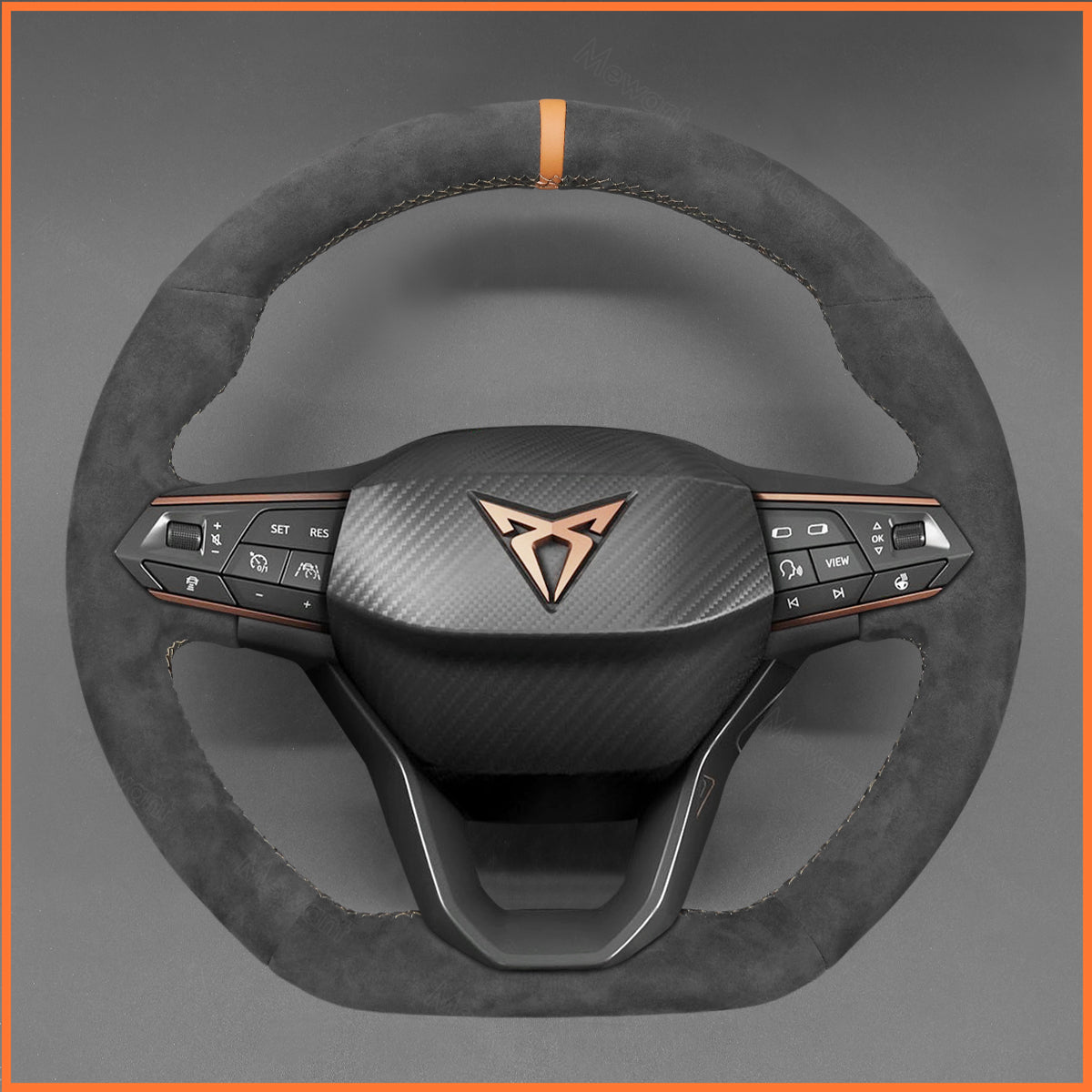 MEWANT Lenkradbezug für SEAT Leon IV 2020-2022 / Ibiza 6F 2021-2022 / Ateca 2020-2022 / Arona 2021-2022 / Tarraco 2020-2022