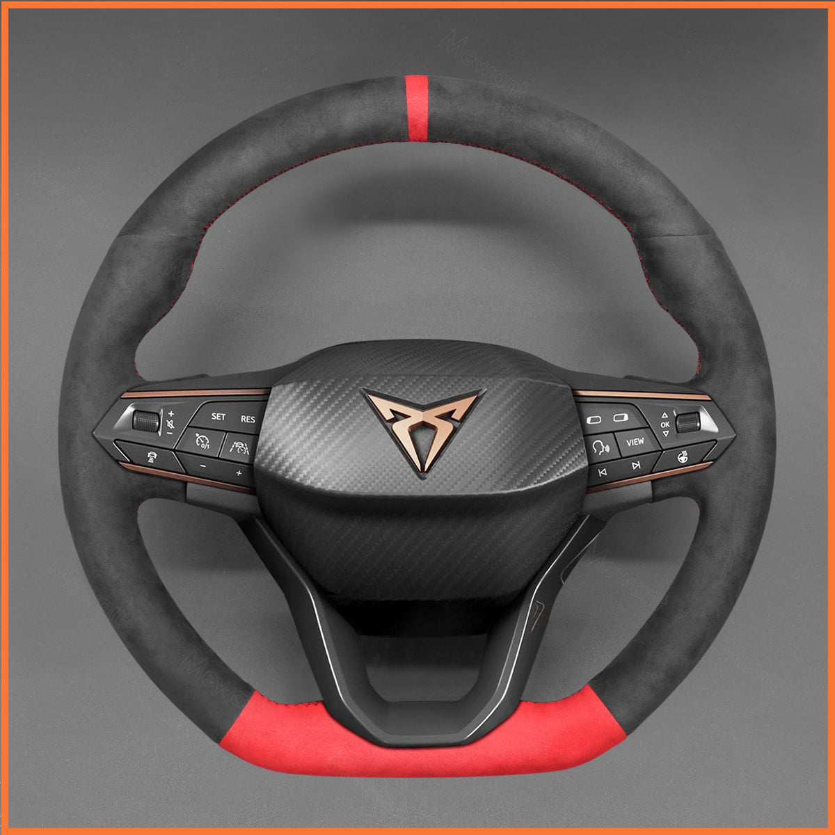 MEWANT Lenkradbezug für SEAT Leon IV 2020-2022 / Ibiza 6F 2021-2022 / Ateca 2020-2022 / Arona 2021-2022 / Tarraco 2020-2022