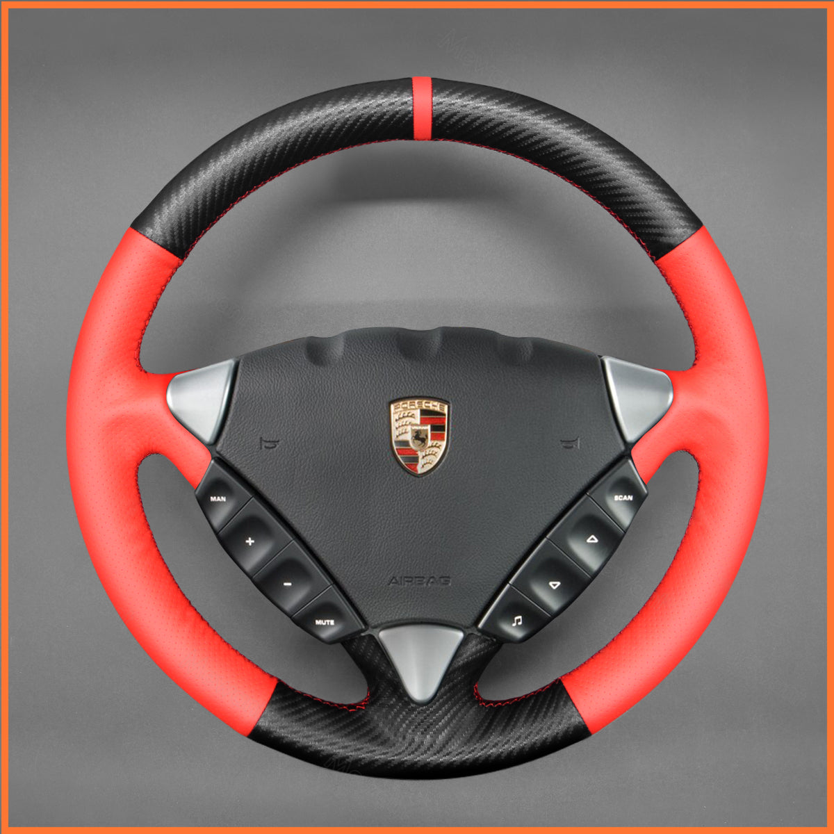 MEWANT Lenkradbezug für Porsche Cayenne 2003-2010