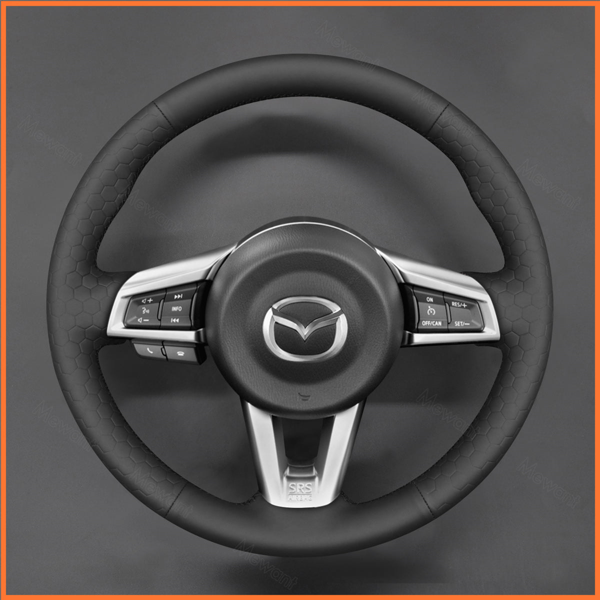 MEWANT Steering Wheel Cover for Mazda MX-5 2016-2023