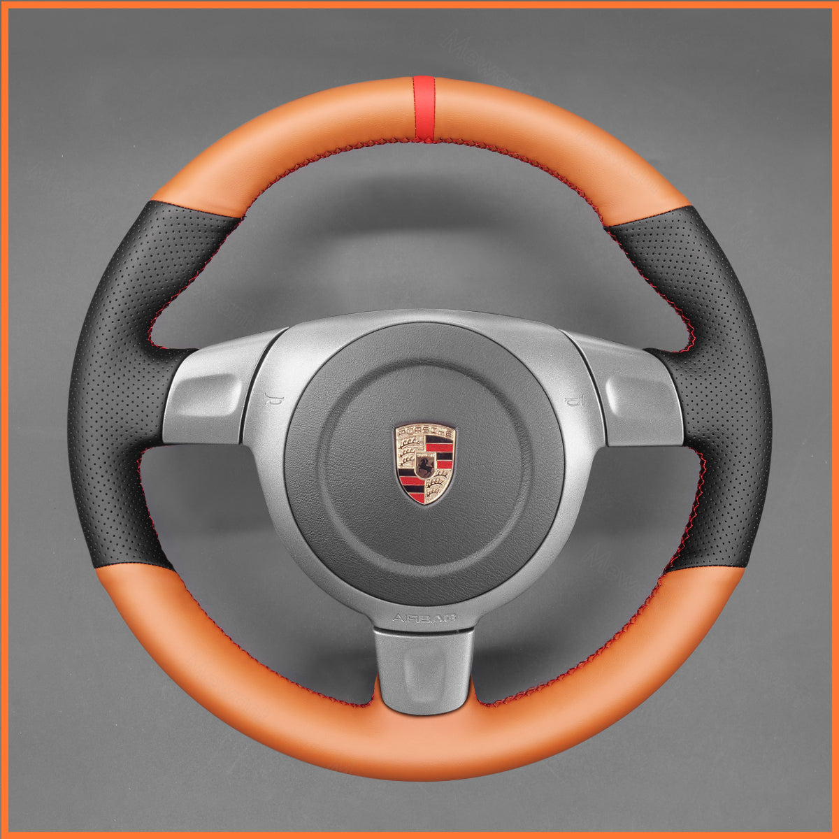 MEWANT Lenkradbezug für Porsche 911 (997) / Boxster (987) / Cayman (987) 2005-2009